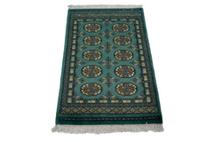 Bukhara Persian Rug, 65 x 100 cm (New Arrival)