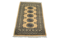 Bukhara Persian Rug, 65 x 99 cm (New Arrival)