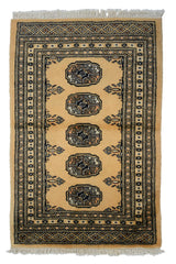 Bukhara Persian Rug, 65 x 99 cm (New Arrival)