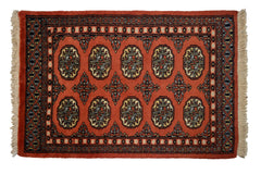 Bukhara Persian Rug, 65 x 97 cm (BUK-1961)