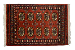 Bukhara Persian Rug, 65 x 97 cm (BUK-1962)