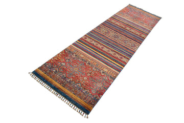 Afghan Khorjin Runner, 82 x 294 cm (New Arrival)