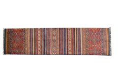 Afghan Khorjin Runner, 82 x 294 cm (New Arrival)
