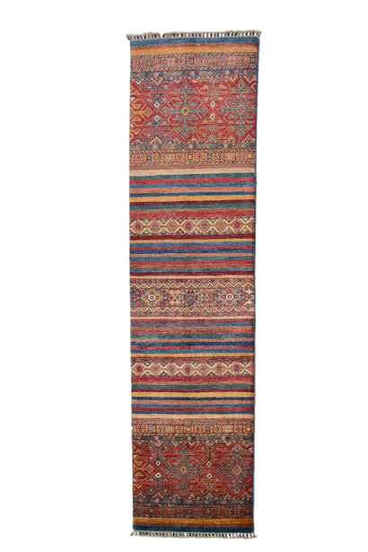Afghan Khorjin Runner, 82 x 294 cm (New Arrival)