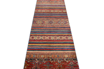 Afghan Khorjin Runner, 82 x 294 cm (New Arrival)