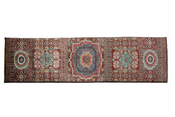 Afghan Mamluk Runner, 82 x 297 cm (New Arrival)