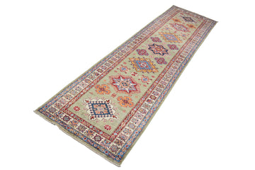 Afghan Kazak Runner, 80 x 313 cm (New Arrival)