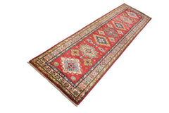 Afghan Kazak Runner, 80 x 303 cm (New Arrival)