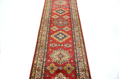Afghan Kazak Runner, 80 x 303 cm (New Arrival)