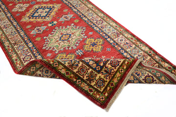 Afghan Kazak Runner, 80 x 303 cm (New Arrival)