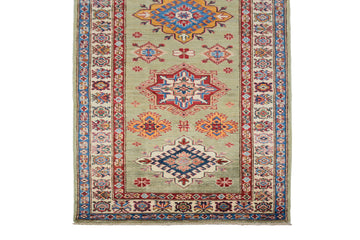 Afghan Kazak Runner, 82 x 311 cm (New Arrival)