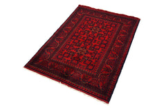 Afghan Khal Mohammadi Rug, 101 x 147 cm (New Arrival)