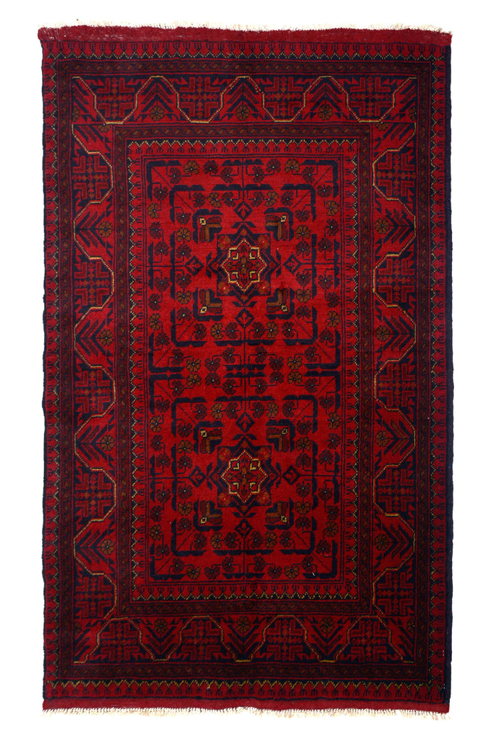 Afghan Khal Mohammadi Rug, 101 x 147 cm (New Arrival)