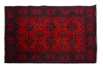 Afghan Khal Mohammadi Rug, 100 x 146 cm (New Arrival)