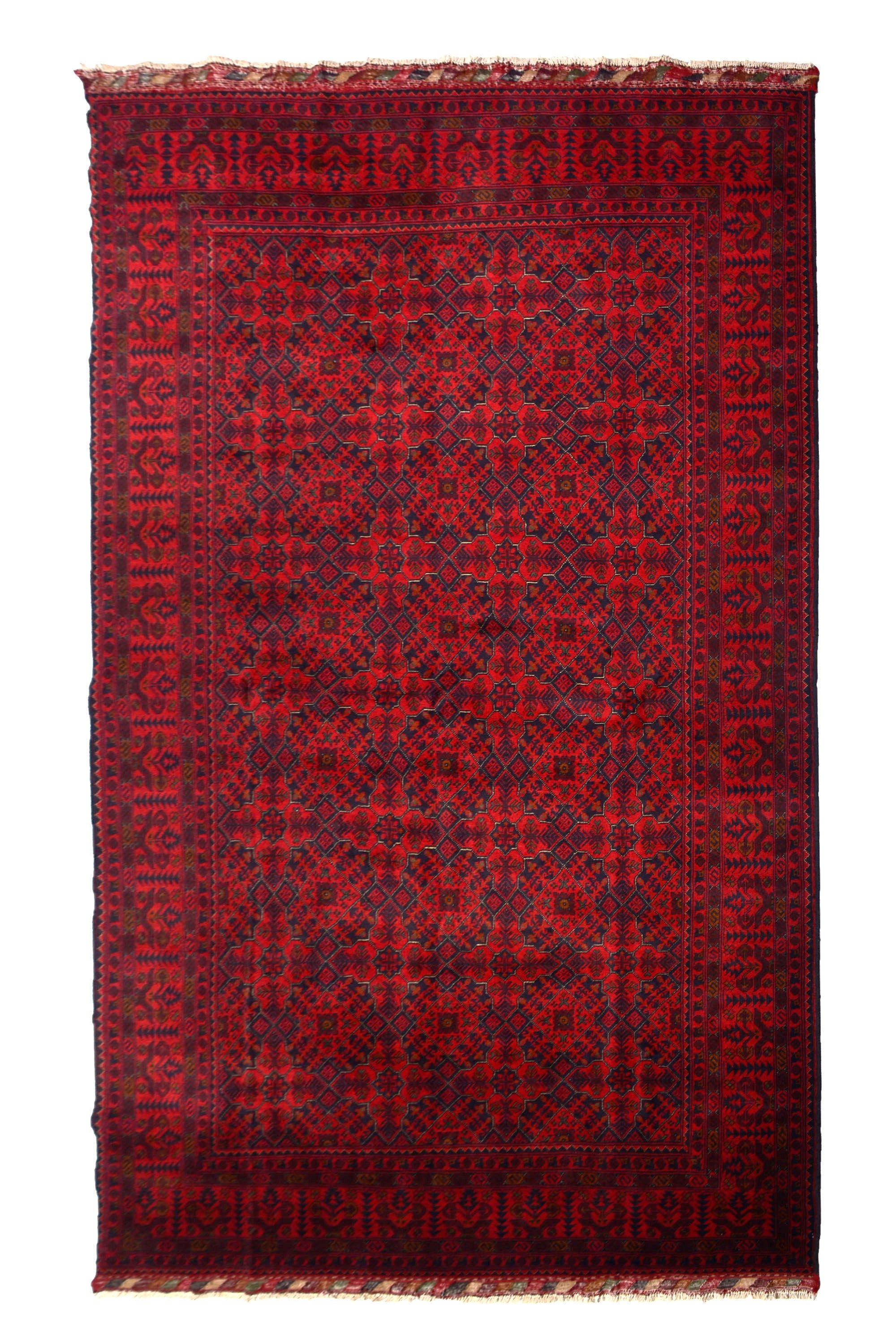 Afghan Khal Mohammadi Rug, 201 x 297 cm (New Arrival)