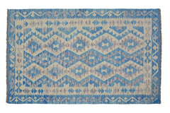 Hand-woven Afghan Kilim Rug, 127 x 170 cm