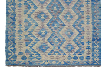 Hand-woven Afghan Kilim Rug, 127 x 170 cm