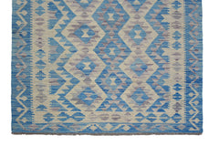 Hand-woven Afghan Kilim Rug, 127 x 170 cm