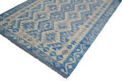 Hand-woven Afghan Kilim Rug, 127 x 170 cm
