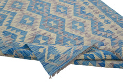 Hand-woven Afghan Kilim Rug, 127 x 170 cm