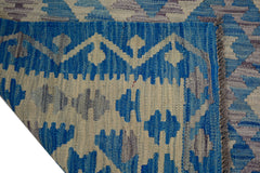 Hand-woven Afghan Kilim Rug, 127 x 170 cm