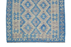 Hand-woven Afghan Kilim Rug, 122 x 170 cm
