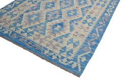 Hand-woven Afghan Kilim Rug, 122 x 170 cm