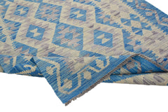 Hand-woven Afghan Kilim Rug, 122 x 170 cm