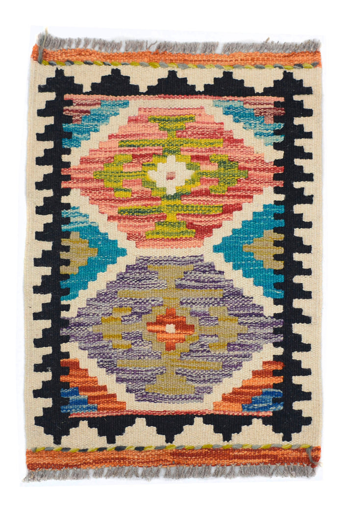 Mini Kilim Rug Mat, 41 x 52 cm