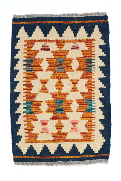 Mini Kilim Rug Mat, 41 x 56 cm (SKU: KLM-2061)