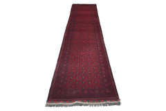 Afghan Biljik Rug, 78 x 385 cm
