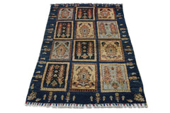 Afghan Khorjin Rug, 75 x 125 cm