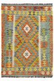 Hand-woven Afghan Kilim Rug, 87 x 125 cm