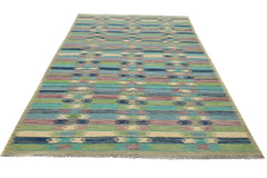 Hand-woven Afghan Kilim Rug, 203 x 297 cm