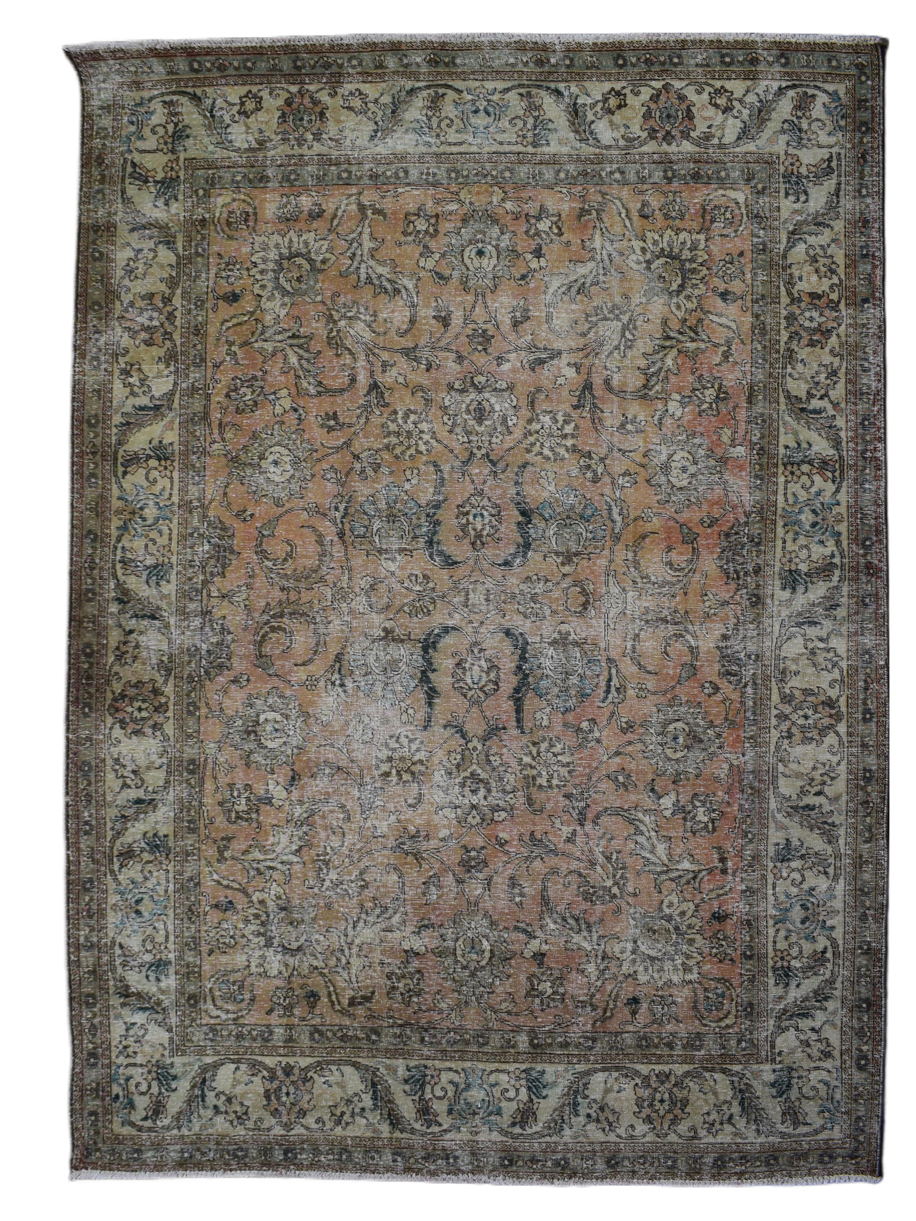 DISTRESSED Vintage Persian Rug, 250 x 330 cm (New Arrival)