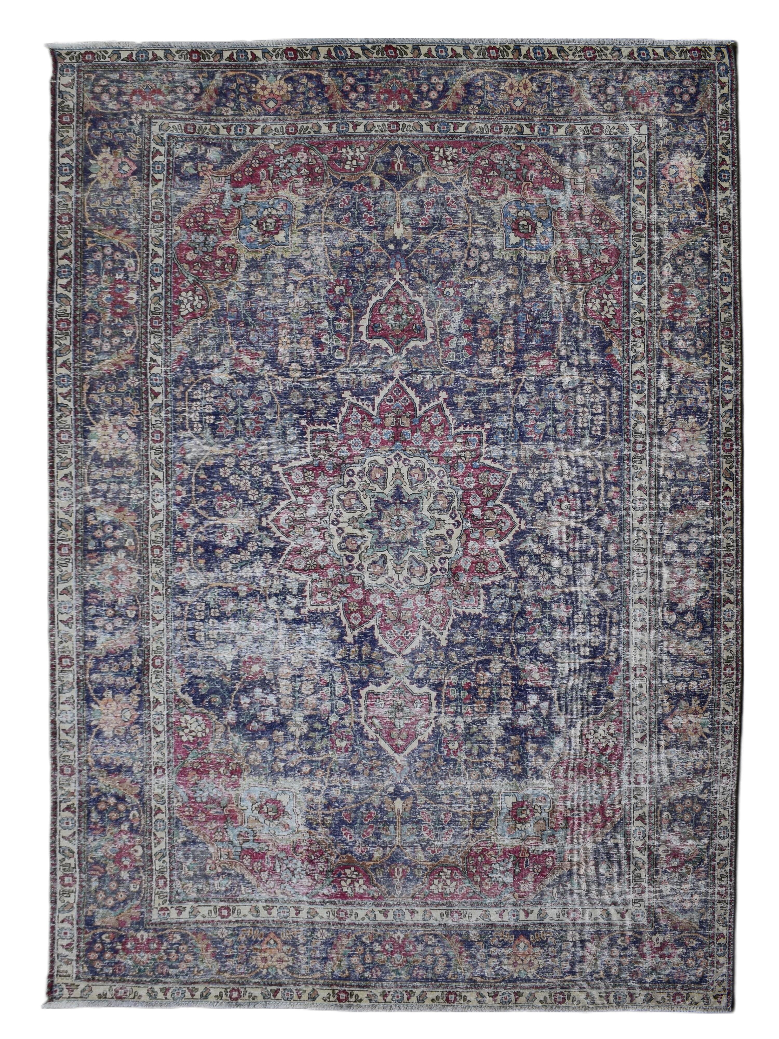 DISTRESSED Vintage Persian Rug, 242 x 330 cm (New Arrival)