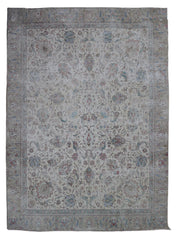 DISTRESSED Vintage Persian Rug, 271 x 322 cm (New Arrival)