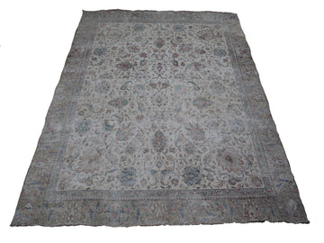 DISTRESSED Vintage Persian Rug, 271 x 322 cm (New Arrival)