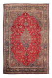 Hand Knotted Vintage Mashad Persian Rug,  297 x 390 cm (Clearance)