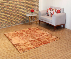 OVERDYED Hand Knotted Vintage Rug, 188 x 195 cm (Clearance)