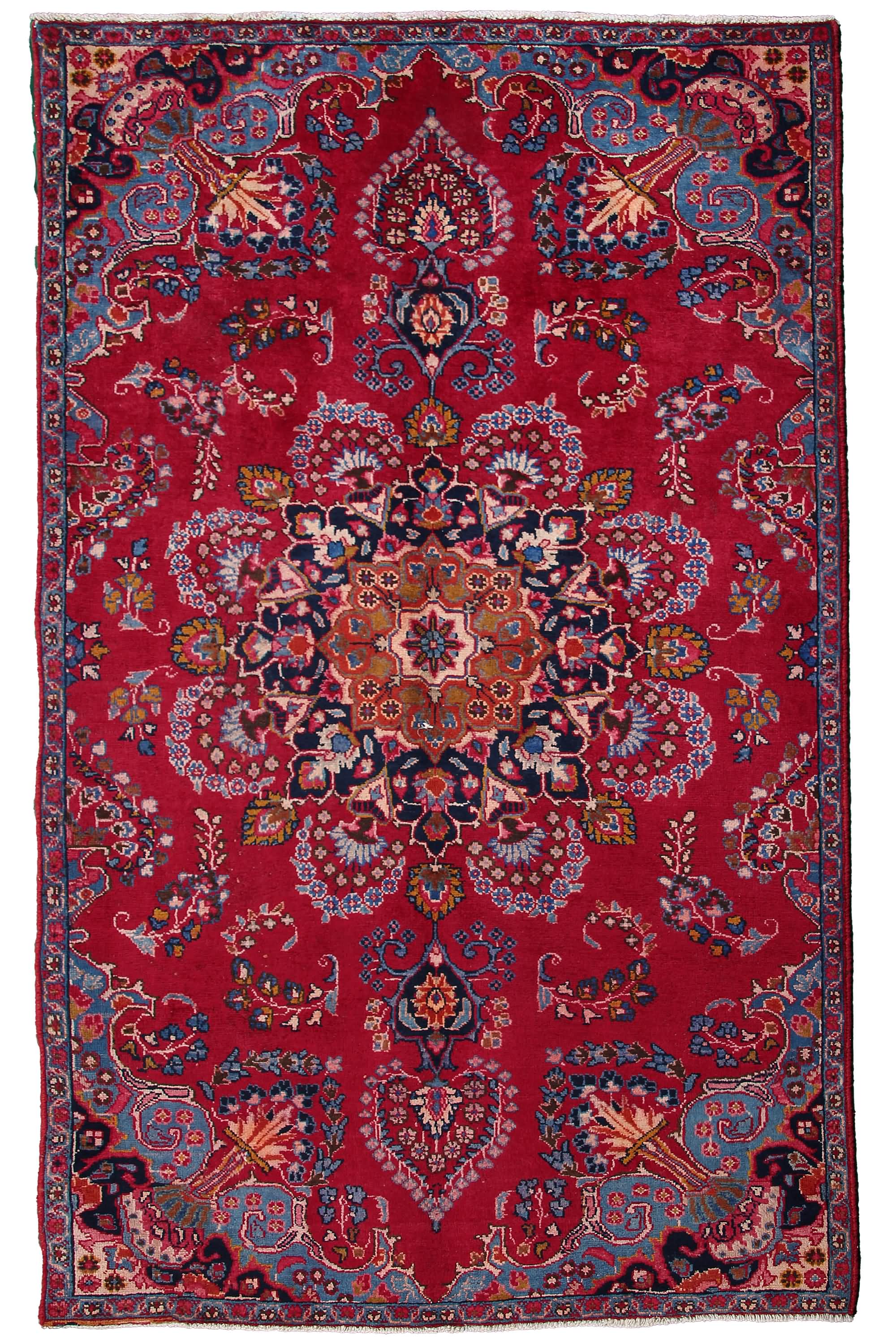 Sabzevar Persian Rug, 127 x 227 cm