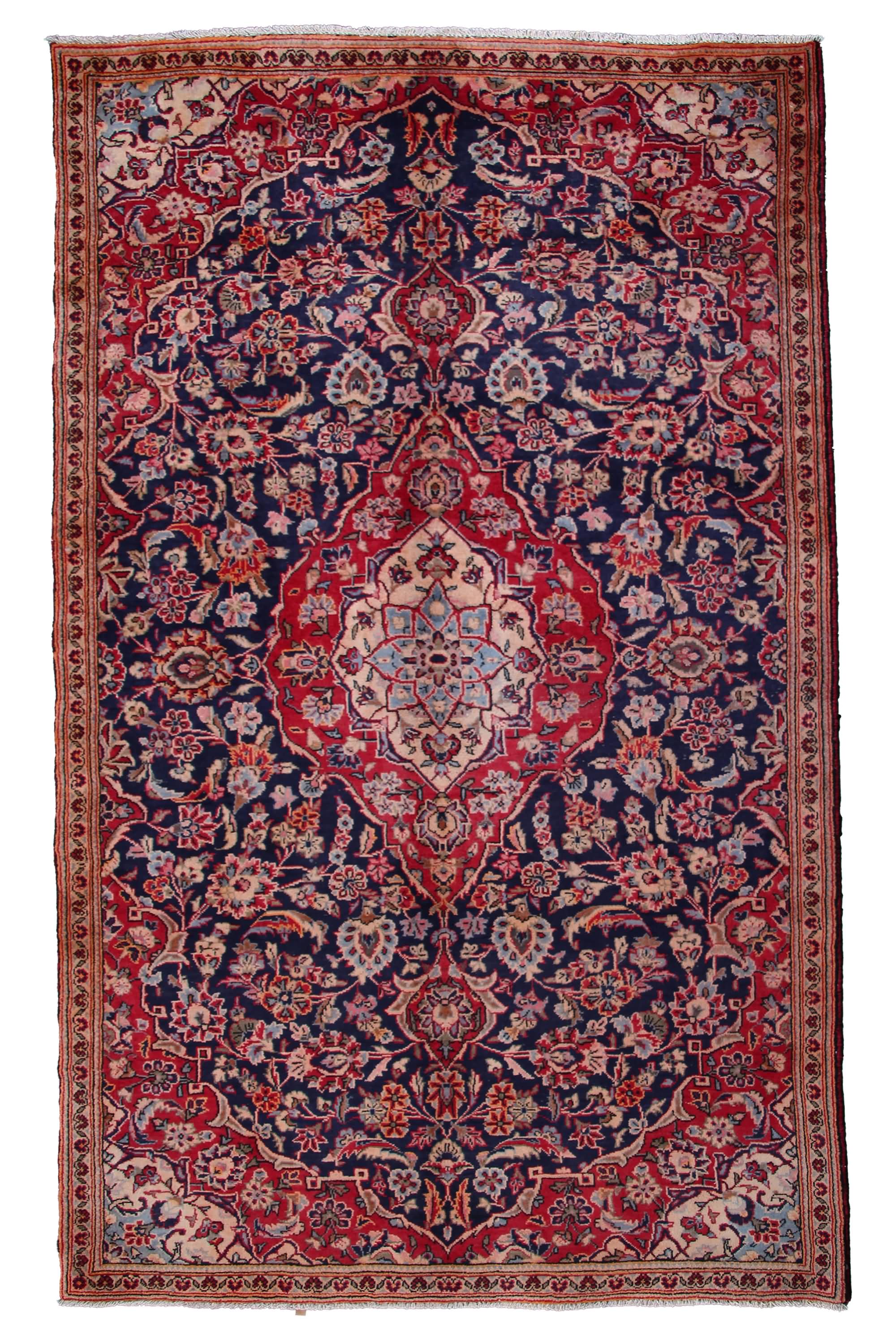 Kashan Persian Rug, 140 x 252 cm