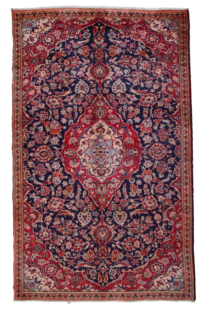 Kashan Persian Rug, 140 x 252 cm