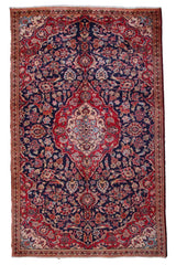 Kashan Persian Rug, 140 x 252 cm