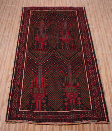 Baluchi Persian Rug, 140 x 287 cm (Clearance)