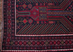 Baluchi Persian Rug, 140 x 287 cm (Clearance)