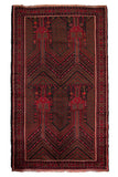 Baluchi Persian Rug, 140 x 287 cm (Clearance)