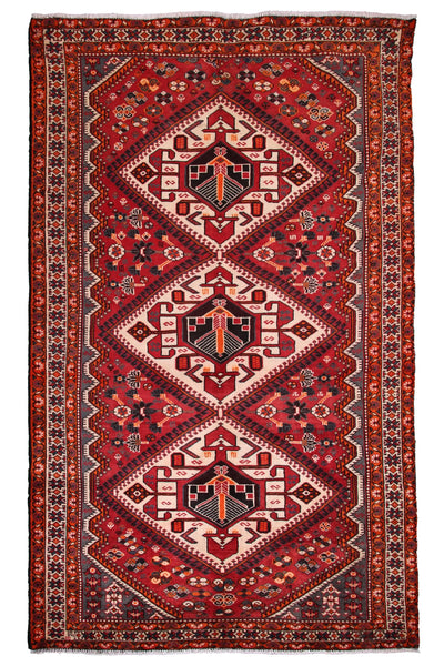(Iranian Rug )イラン : ラグ Proantic: Persian Isfahan Rug, Handmade In Wool And Silk - 1m80x1m08 -