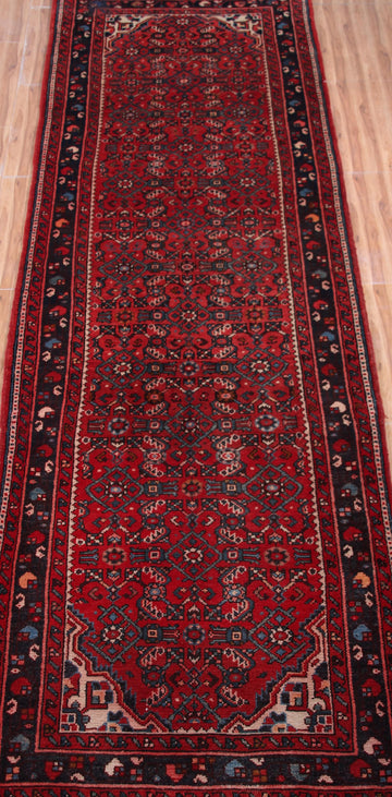 Hamadan Persian Runner, 95 x 307 cm