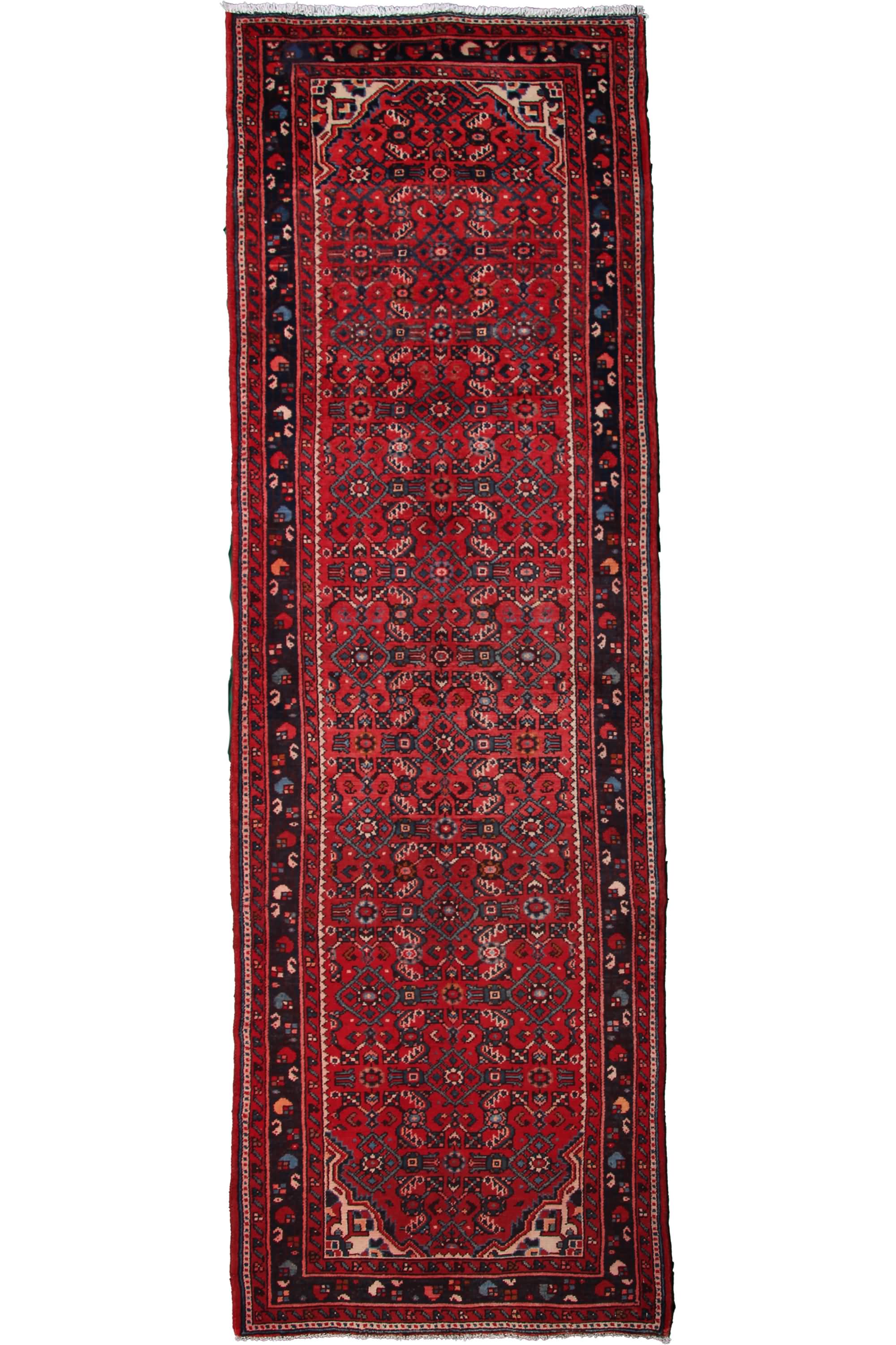 Hamadan Persian Runner, 95 x 307 cm